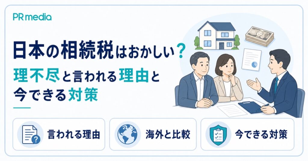 日本の相続税はおかしいと言われる理由と今できる対策を専門家がわかりやすく解説するアイキャッチ画像