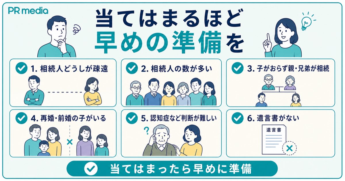 相続でもめやすい家庭の特徴を示す見出し画像